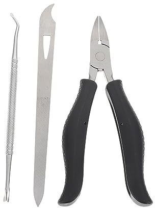 PACKOVE Tagliaunghie Piedi Professionale in Acciaio Resistente Pinza Per Morta e Unghie Strumento Pedicure Comoda Impugnatura Antiscivolo Pratica e Portatile Per Manicure e Cura Unghie