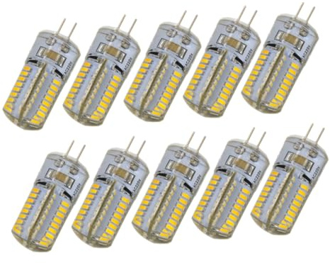 HOMSFOU 10 pezzi LED Bulb Smd LED Lampada Luce Calda Risparmio Energetico e per Illuminazione Ambientale