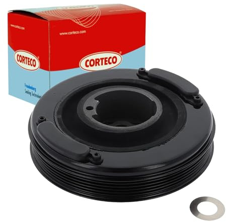 Corteco 80001157 Riemenscheibe, Kurbelwelle | 80001157 passend für A6 850 S70 S80 V70