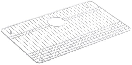 KOHLER Gilford 26-1/2 In. x 16-1/2 In. Vinyl Coated Sink Rack, Stainless Steel
