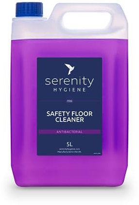 Antibacterial Safety Floor Cleaner Concentrate - Floor Cleaning Machines or Mopping - Up to 250 Litres from 1 Bottle - Pet Safe Neutralises Odours & Sanitises Hard Flooring 5 l (Pack of 1)