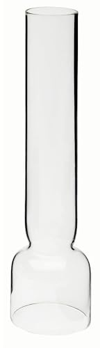 DELITE Glaszylinder Kosmos 14''' transparent, hitzebeständig aus Borosilikat, unterer Durchmesser außen 51,5 mm, innen 48 mm, oberer Durchmesser außen 33,4 mm, Höhe 260 mm,