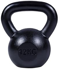 GORILLA SPORTS® Kettlebell 2–32 kg aus Gusseisen, einzeln oder als Set | Bodenschonend in Schwarz oder Silber, mit flachem Standboden und griffiger Struktur; Schwunghantel, Kugelgewicht, Rundgewicht