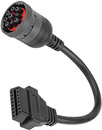 La interfaz de diagnóstico del camión, el cable adaptador hembra de 16 pines OBD2 9 pines para la herramienta de diagnóstico automotriz, J1939-9Pin a OBD OBD2 OBDII