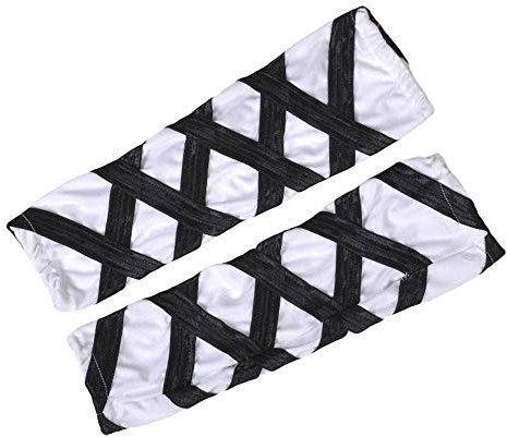 G-LIKE Kung Fu Beinwickel - Traditionelle Chinesische Kampfkunst Shaolin Wushu Tai Chi Beinbinden Wickelgamasche Beinschützer Training Hose Leggings Strumpfwaren für Männer Frauen (L, Schwarz)