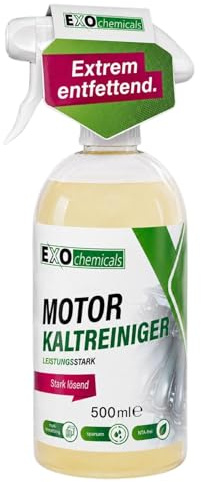 500 ml Motorkaltreiniger in Sprühflasche | hohe Schmutzlösekraft | Werkstattreiniger | Teilereiniger | Kaltreiniger | Motorreiniger