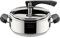 Lagostina Casseruola a Pressione La Classica Lagofusion, Pentola a Pressione Ø 22 cm, Capacità 3,5L, con Cestello, Ricettario ed Ecodose, Manici in Bakelite, Valvola a Peso e Fondo Lagofusion