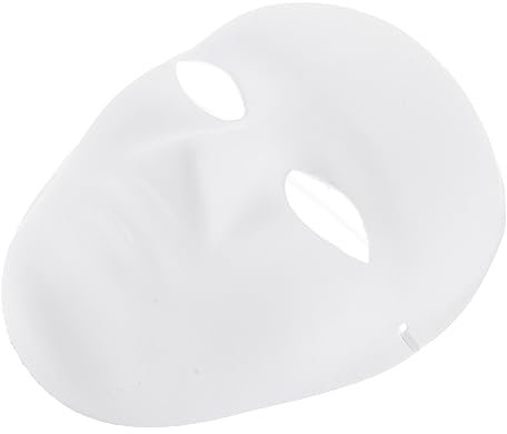 Hohopeti 6pièces Masques De Mascarade Pâte à Papier Blancs à Peindre Accessoires Pour Halloween Et Cosplay
