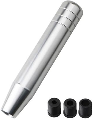 Viviance 18CM Universal Auto Schaltknauf Stick Manuell 8MM 10MM 12MM Schalthebel Schaltknauf - Silber