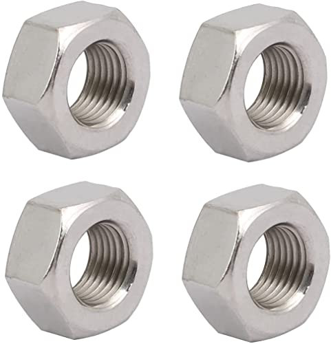 XYZOOM Sechskantmuttern, M12x1,25 UNF 304 Edelstahl Gewinde Sechskantmutter 4 Stück(ab6d4 5e5cd 2a06b 097d9 af855 808ff