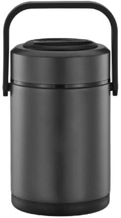 MYBAQ, Termo para alimentos calientes, contenedor de alimentos aislado, recipientes térmicos para alimentos calientes, contenedores de almuerzo aislados, lonchera aislada de acero inoxidable 304 de 3
