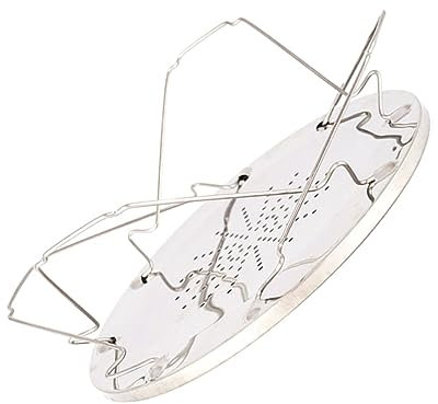 IMIKEYA Portable Toast Rack for Kitchen Outdoor Camping Stainless Steel Grill Rack for Making Toasts Picnics