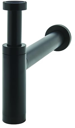 Wirquin 30724757 Siphon de lavabo design Teos, noir