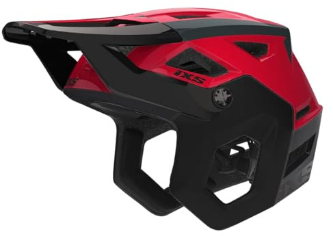 IXS Trigger X Mountainbike-Helm, Uni, Erwachsene, Rot, L
