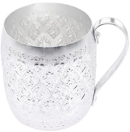 Zerodeko Metall-wasserbecher Mit -design Kaffee- Und Teebecher Für Büro/restaurant Sturzfest Zum Frühstück
