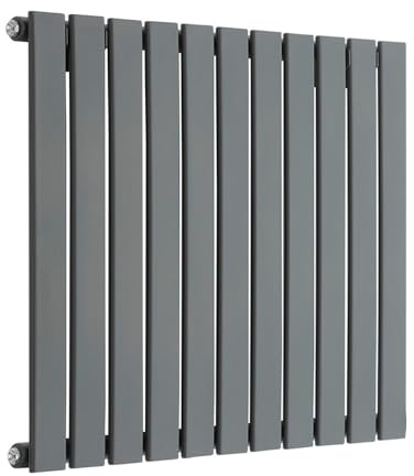 Sterling Arlie Heizkörper, flach, horizontal, 595 x 770 mm, Anthrazit