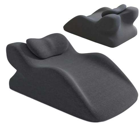 Nuytghr Bettkeilkissen zum Schlafen, ergonomisches Keilkissen, 60 x 36 x 24 cm, multifunktionales Komfortkissen, zum Lesen, weiche Knöchelstütze, Elevation Supplies
