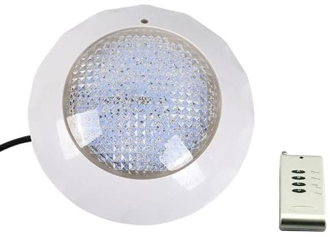 KOLHGNSE RGB LED Poolbeleuchtung Unterwasser, Poollicht Schwimmbad Beleuchtung Lampe Unterwasser mit Fernbedienung Wasserdicht IP68 für Schwimmbädern, Kunststoff-Folien-Pools, Spa-Pools