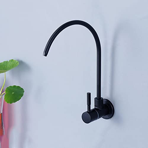 WDSOPK Küchenarmatur Für Umkehrosmoseanlage Einhebel-Wasserfilterhahn Edelstahl Küchenspüle Wasserhahn,Schwarz B