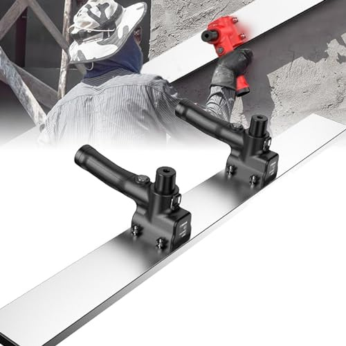 Outil Vibrant pour Béton RèGle Nivellement Ciment Chape éLectrique Kit vibratoire pour Chape en béton, grattoir électrique pour béton, kit vibratoire pour Chape en béton, Finition pour béton
