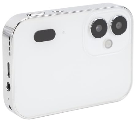Elprico 4K Touchscreen Digital Camera, 64MP Triple Lens Night, 3 Inch HD OTG 3600mAh Entertainment Camera Organic Diode, Compact Vlog Camera for Kids Students Teens