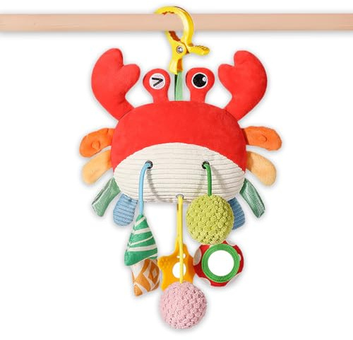 Vamotto Crab Car Seat & Stroller Toy for Babies 0-12 Months