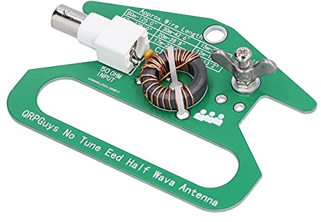 Antenna a mezza onda Singola frequenza Portatile senza condensatore di sintonizzazione 50 Ohm Antenna del segnale di ricezione per gli appassionati di radioamatori Fibra di vetro