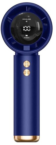 Hipzeepo Ventilador Portátil de Escritorio Pequeño, Recargable, Mini Ventilador Turbo de Alta Velocidad, USB,