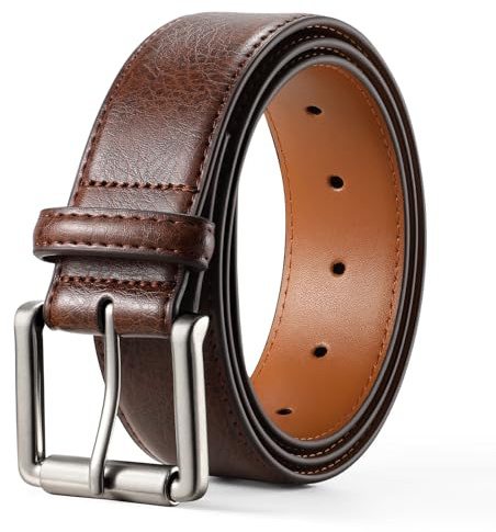 BELTROAD Ledergürtel Herren, Gürtel für Arbeitshose Jeans Schwarz Braun | Split Leather, Herren Gürtel für Anzug Work Jeans Hosen, 40mm Breit, 95-135cm, Klassische Schnalle, Männer Geschenke