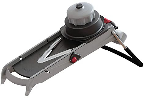 De Buyer Mandoline Viper 2016.00 Kompakter Gemüsehobel Mit Würfelschneidesystem Für Würfel, Rondellen, Juliennes, Stäbchen, Losanges