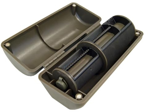 Korda Chodsafe - Angelbox mit Wickelrolle für Karpfenmontagen, Tacklebox für Karpfenrigs, Wickelspule mit Box für Karpfenvorfächer