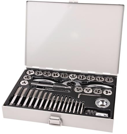 DEMA Gewindeschneider Set + Ratsche Zoll/Metrisch 38tlg