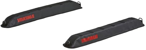 Yakima EasyTop Temporary Roof Rack with Heavy Duty Straps, Double Latching Buckle, and Tie Down Rope for Boats, Skis, and Snowboards, Black