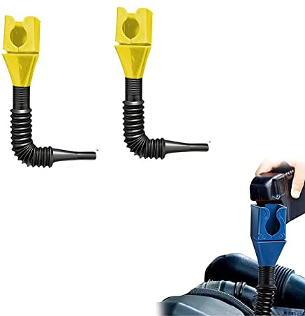 2 StüCk Flexibler Schnelltrichter FüR Das Abtropfwerkzeug, EinfüLltrichter, Kunststofftrichter Set, Weithals Und Breitem Auslauf Bietet Schnelles BefüLlen FüR Autos Und MotorräDer
