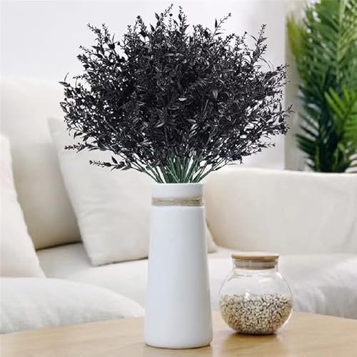RIDAEX Künstliche Blumen Kunststoff Lavendel Fake Pflanzen Gras Hochzeit Hausgarten Dekoration DIY Fotografie Requisiten Party Indoor Bonsai