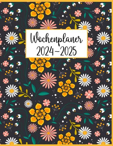Wochenplaner 24 monate 2024-2025: 2-Jahres-Wochenkalender mit Kontakten, Passwörtern, Geburtstagen, wichtigen Terminen und Notizen | Eine Woche auf ... zwei Sprachen (Deutsch/Englisch) | 253 Seiten