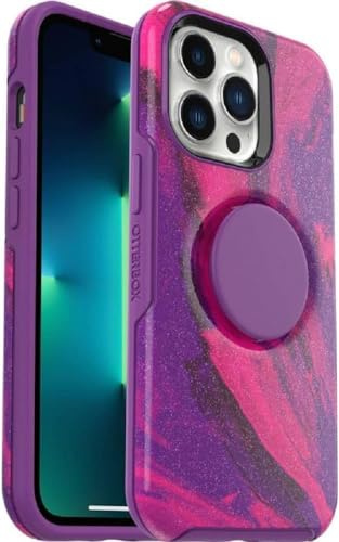 OtterBox mit Pop Symmetry Hülle für iPhone 12 und iPhone 12 Pro, ohne Einzelhandelsverpackung, Berry Flow (Violett, Rosa)