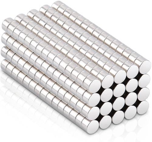 FPMYB 300PCS Petits 3x2 mm Aimants Néodyme Adhésifs Aimants Puissants Aimants pour Tableau Magnétique, Réfrigérateur, Tableau Blanc, Images,Carte,Calendrier