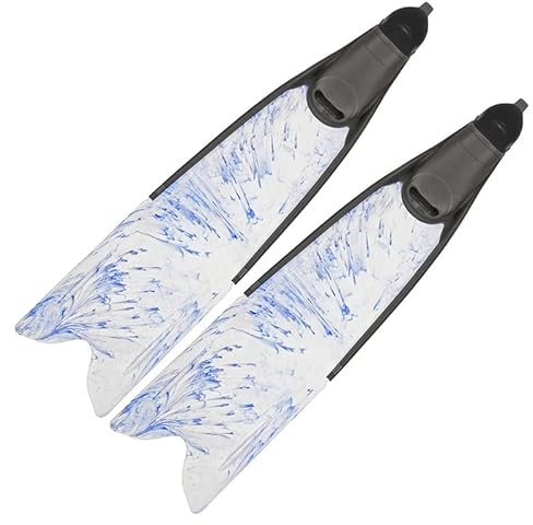 Schwimmflossen Professionelle Lange Schwimmflosse Erwachsene Schnorchel Fußflossen Freitauchen Flossen Wassersport Leichte Ausrüstung ( Color : Multi , Size : 2XL 45-46 )
