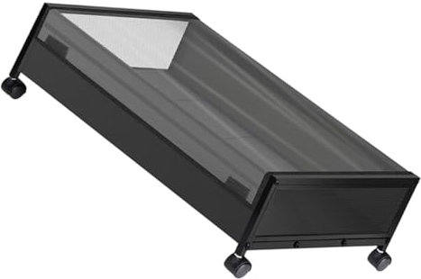 LABRIMP Unterbett-aufbewahrungsbox Für Kleidung Spielzeug Bücher Platzsparendes Organizer-regal Mit Robuster Netzstruktur Für Einfachen Zugriff