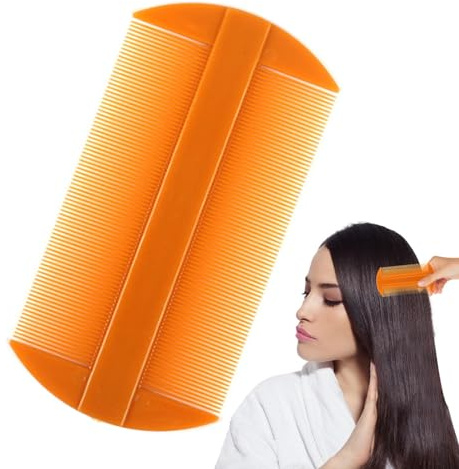 Pettine per pidocchi double face - Pettine per la pulizia della forfora, pettine domestico per anziani | Pettine per pidocchi spessi a denti fini per rimuovere forfora, pidocchi e lendini