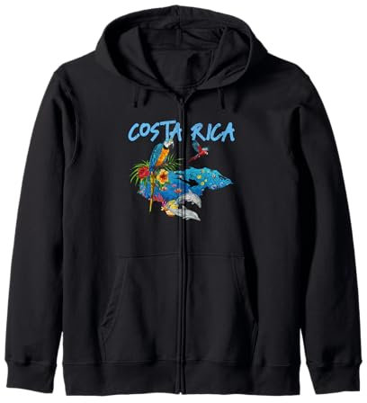 Costa Rica Souvenir Papagei Tauchen Kapuzenjacke