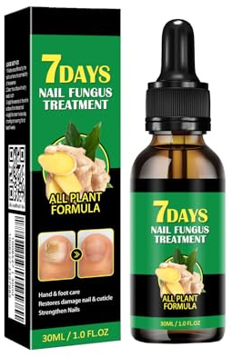 Traitement mycose ongles des pieds puissant,Traitements ongle mycose à 7 Jours,Champignon Ongles Traitement,Favorise La Repousse D'ongles Sains,30ML