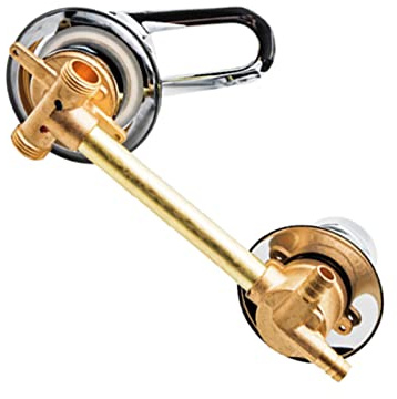 Mitigeur de douche en laiton 2 voies 10/12,5/14,5 cm bec réglable cartouche céramique poignée épaisse idéal pour salle de bain douche cabine