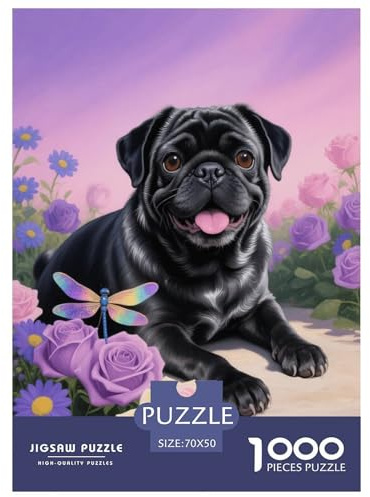 Puzzle Carlin 1000 Pièces pour Adultes Et Enfants, Jeu-éducatif, Casse-tête Buisson de Roses, Décoration Intérieure, Cadeau Adulte 70x50cm/1000pcs