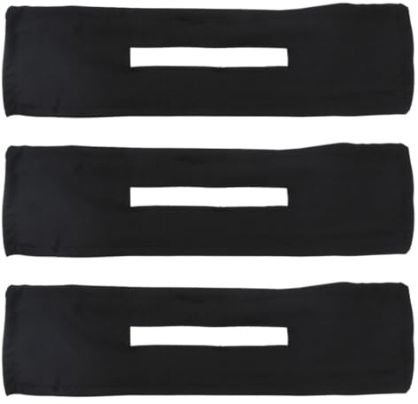 KICHOUSE 3 Diademas Giratorias para Mujer y Niñas en Negro, Accesorios de Hierro y Poliéster para Crear Moños de Ballet y Estilo Elegante, Pack de 3 Piezas