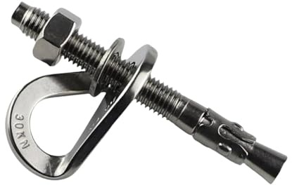 KIXZSAZ Essential Mountaineering Equipment Stainless Steel Rock Climbing Bolt Hanger Reliable Outdoor Gear For Climbing Stainless Steel Expansion Bolt Piton Accessory