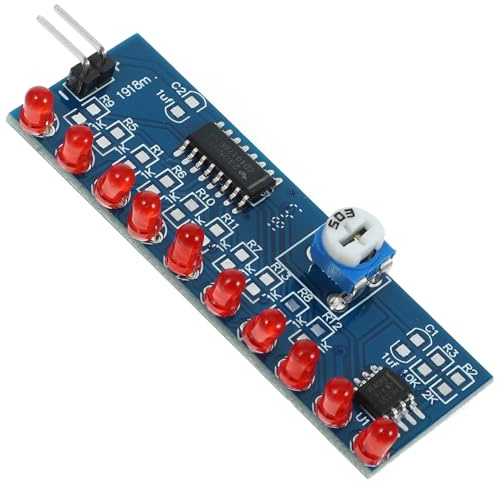 Alipis 4 Stück Lötset mit Wasserflusslicht und LED Lauflicht für Elektronik Lernzwecke und Hobbybastler im Selbstgemacht Bereich