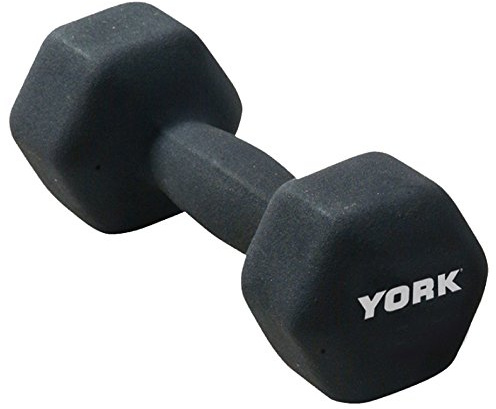 York Fitness Hantel Neo-Hex, schwarz, 1 x 5 kg, 15637