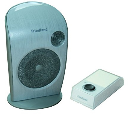 Honeywell Home D3009S Evo+ Sonnette sans fil 150 m 6 mélodies avec flash Argent